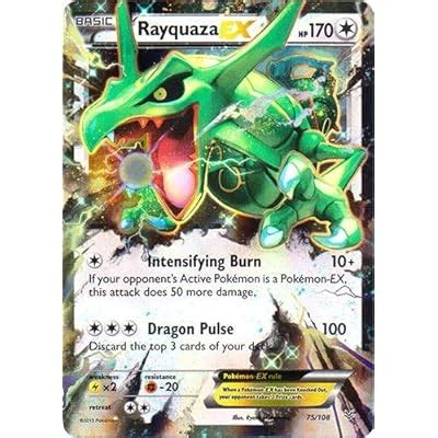 Pokémon Pokemon - Rayquaza-EX (75/108) - XY Roaring Skies - India | Ubuy