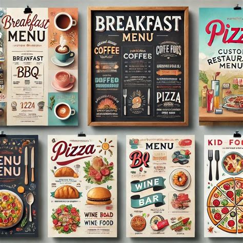 Image result for Customized Menu Design