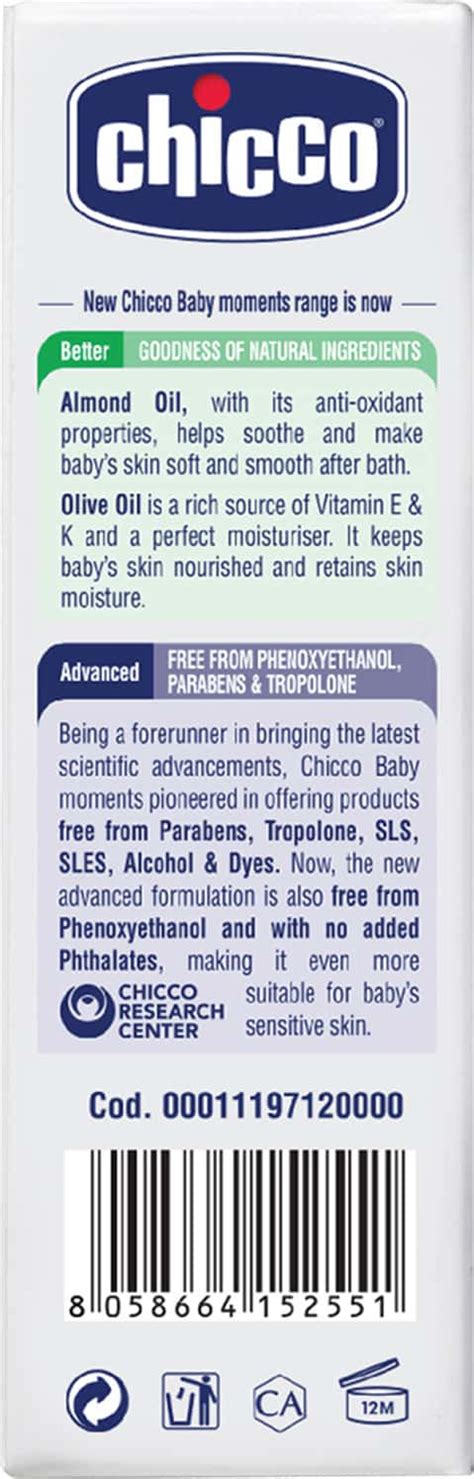 Buy CHICCO BABY MOMENTS BATH SOAP SOFT MOISTURISING AND NOURISHING ...