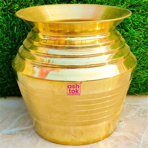 Vintage Brass Puja Pots | Ashtok Brass Wedding Sarwa Lota Pots