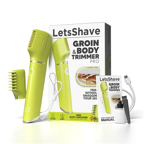 Letsshave Trimmer For Men Private Parts Skin Safe R Blades | Desertcart ...