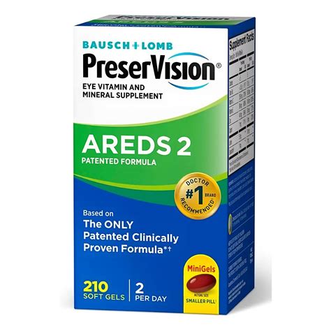 Bausch + Lomb PreserVision AREDS 2 Formula Supplemento 210 Capsulas de – Beauty Store Peru