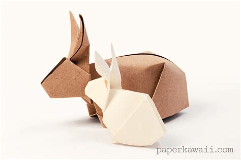 Image result for Origami Rabbit Tutorial