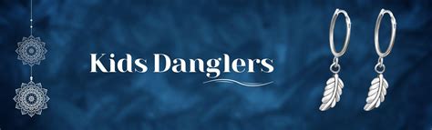 925 Silver Kids Dangle Earrings – Fun & Festive Looks – P S Jewellery