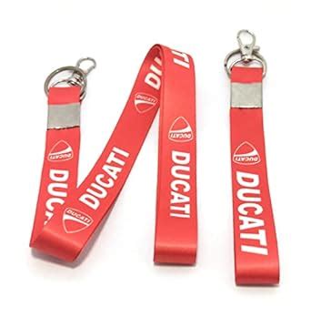 Ducati Id Card Fabric Keychain And Lanyard Red : Amazon.in: Bags ...