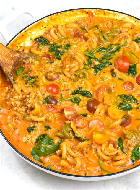 Creamy Ground Chicken Pasta - GypsyPlate