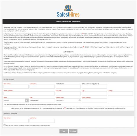 We've created a Spanish Background Checks process