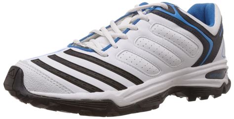 Buy Adidas Men's 22Yds Trainer 2 Black, White and Solar Blue Cricket ...