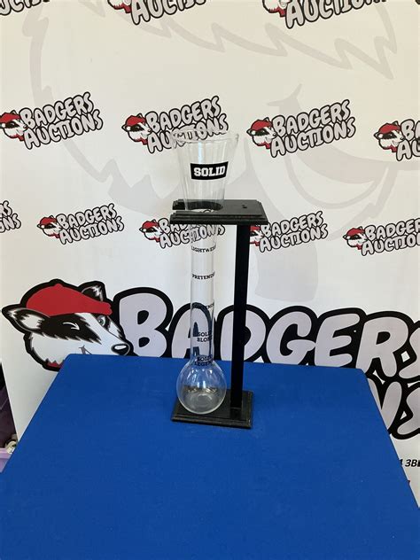 Yard of Ale Glass with Stand – Badgers Auctions