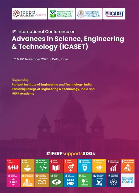 4th International Conference on Advances in Science, Engineering ...