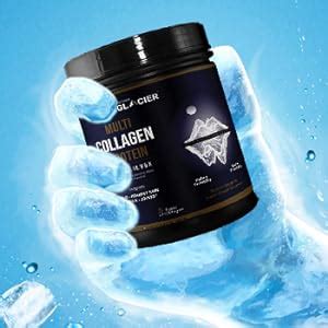 Nutrisage Glacier Multi Collagen Type I,II,III,V & X Protein Powder,MSM ...