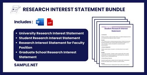 Image result for Research Interest Statement Example