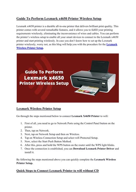 Image result for Lexmark Printer Setup