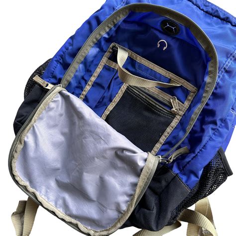 Y2K LL Bean backpack with audio pocket – Vintage Sponsor