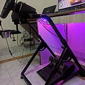 Xfeagle Tilt Adjustable Steering Racing Ergonomic Steel Wheel Stand for ...