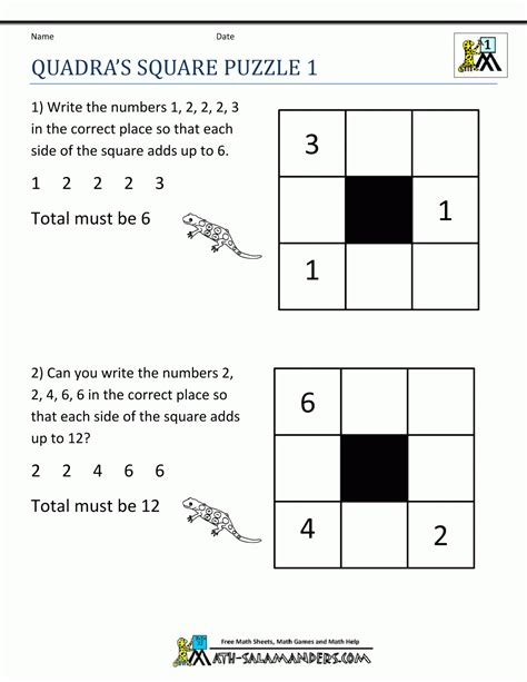 Image result for Math Puzzles 1st Grade
