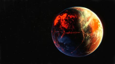 Download wallpaper 2560x1440 planet, surface, atmosphere, space, outer ...