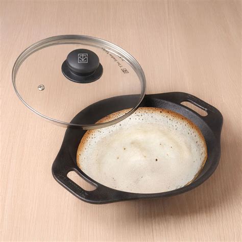 Buy Premium pre-seasoned Cast Iron Appam Pan Online at Best Prices ...