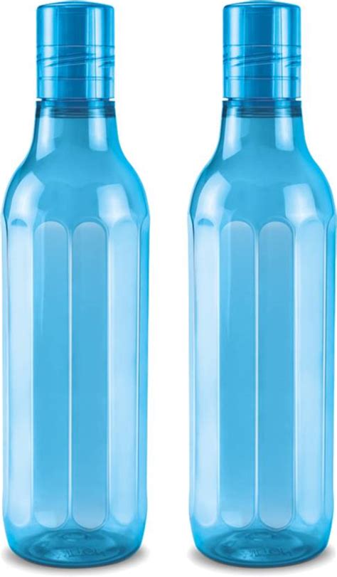 MILTON Prism 1000 Pet Water Bottle, Set of 2, 1 Litre Each, Sky Blue ...