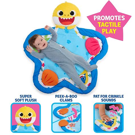 Buy WowWee Baby Shark Deluxe Undersea Baby Activity Mat – Infant Play ...