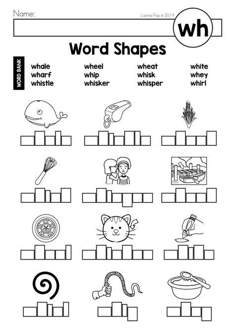 FREE Digraph WH: Phonics Word Work {Multiple Phonograms} | Phonics ...