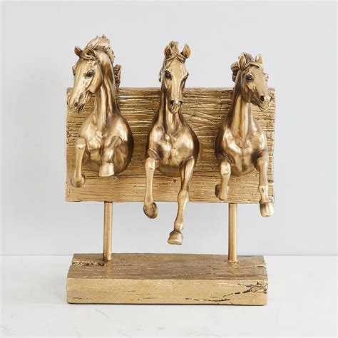 Buy Jaguar Polyresin Horses Figurine from Home Centre at just INR 2999.0