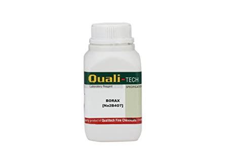Microtroniks Quali-Tech Chem Borax 99% Pure (100 Gm), [Na2B4O7], Cas ...