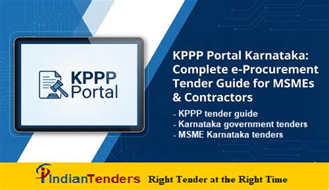 Karnataka e-Procurement Portal (KPPP): Registration, Login, Tender ...