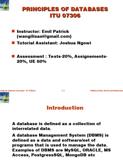 Database Tutorial PDF 的图像结果