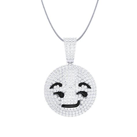 Smirk Emoji Pendant – Zillionaireindia