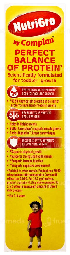 Complan Nutrigro Delicious Chocolate Powder 200 Gm - Uses, Side Effects ...