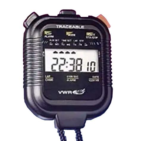 VWR 62379-036 Big-Digit Stopwatch, Chronograph, 6 cm Diameter, Fluid ...