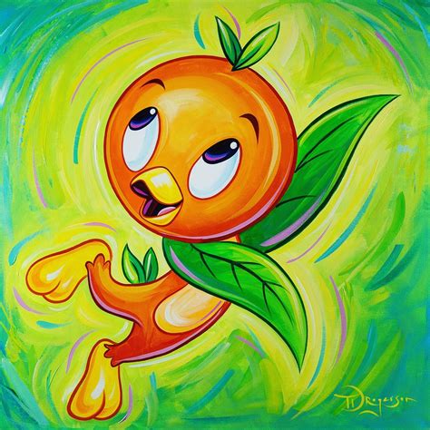 How To Draw Disney Orange Bird