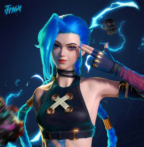 Jinx (Джинкс) :: League of Legends (Лига Легенд) :: 3d art (3d art, 3d ...