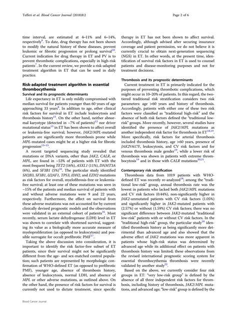 SOLUTION: 29321520 essential thrombocythemia treatment algorithm 2018 - Studypool