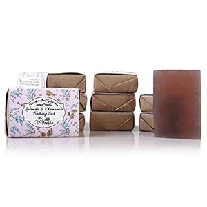 Buy V-herbs Handcrafted Lavender and Chamomile soap relaxing Glycerin ...