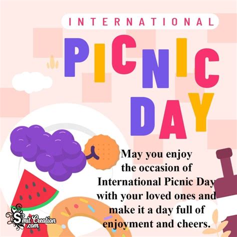 Happy Picnic Day Wishes Quote - SmitCreation.com