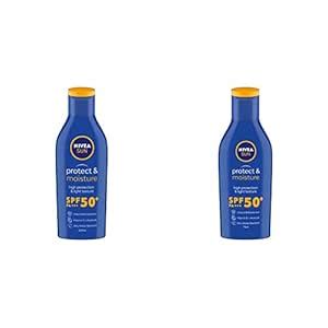 Buy Nivea Sun, Moisturizing Liquid Lotion, SPF 50, 125ml And Nivea Sun ...