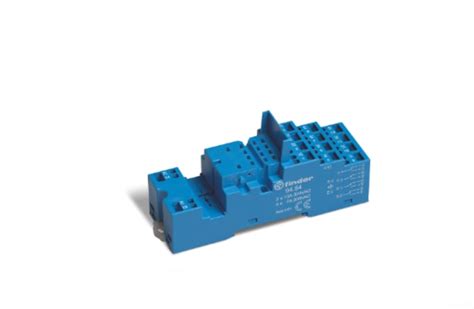 9454SPA Finder | Finder 94 Series 250V DIN Rail Relay Socket, for use ...