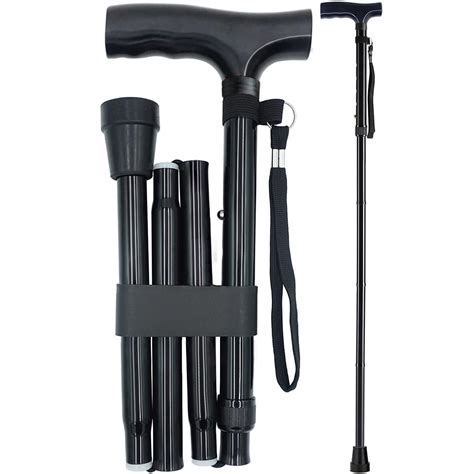 Folding Cane with Carrying Bag - Walking Cane Stick for Men & Women ...