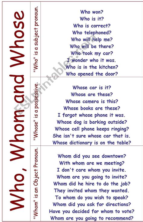 Who Whose Esl Worksheet By Mariaolimpia HOUSES & HOMES ESL Worksheet