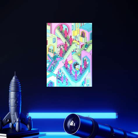 Displate Squid Game Metal Poster Squid Game Merch India | Ubuy