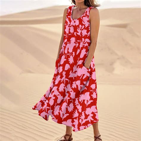 Petite Maxi Dresses for Women Petite Length Resort Wear Sleeveless ...