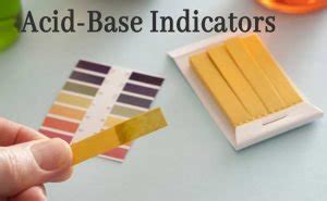 Image result for Acid-Base Indicators Examples
