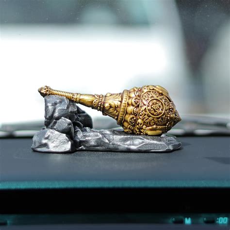 Artarium Hanuman Gada Idol Golden Gada Statue for Car India | Ubuy