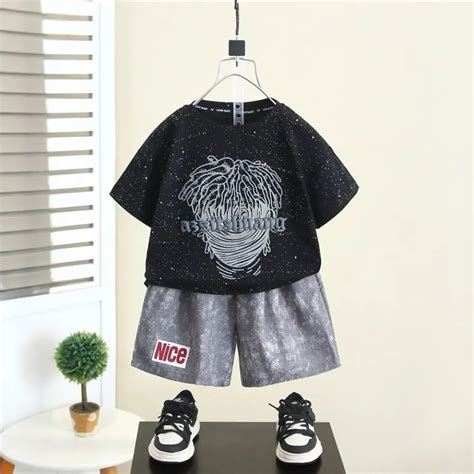 Boys Galaxy Vibe Graphic Tee & Shorts Set - TrendyKid