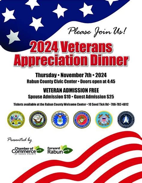 2024 Veterans Appreciation Dinner, Rabun County Civic Center, Tiger, 7 ...