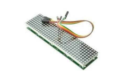 MAX7219 Dot Led Matrix Module 4 In 1 Display with 5P Line Module For ...