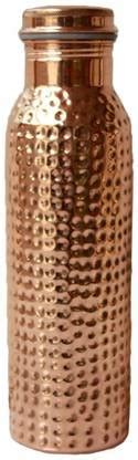 TAMBRA PATRA HAMMERED DESIGN JOINTLESS COPPER WATER BOTTLE 1000 ml ...