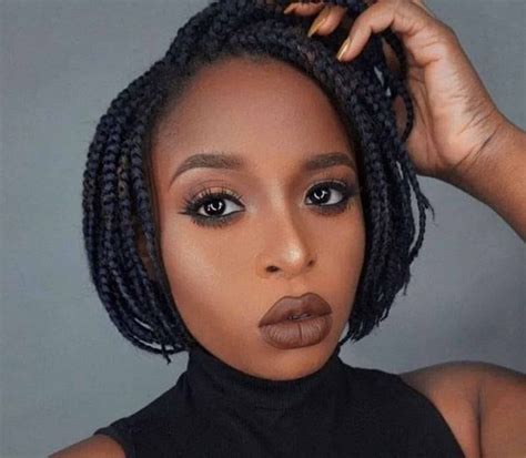 17 Short Box Braid Styles For Every Lady To Try | ThriveNaija | Bob ...